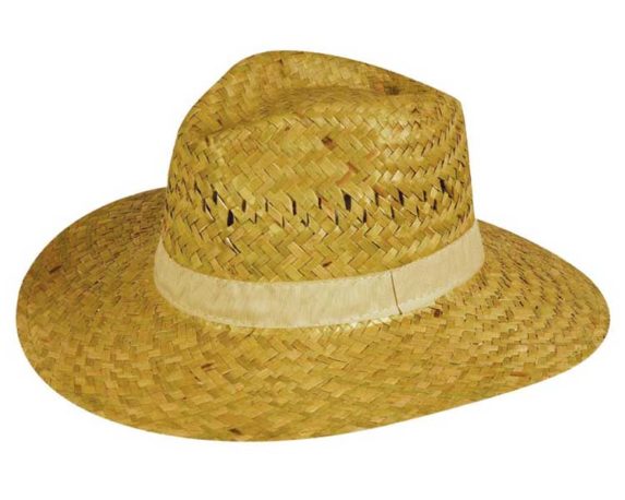 Cappello Safari In Paglia 100% Naturale