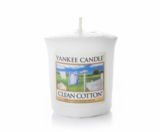 Candela Tumbler Piccola a 5 stoppini Clean Cotton - Yankee Candle -  FloralGarden