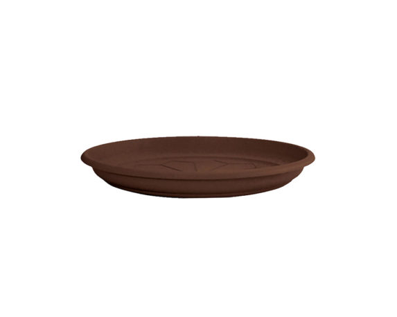 Sottovaso Naxos Bronzo Tondo D28cm In Plastica