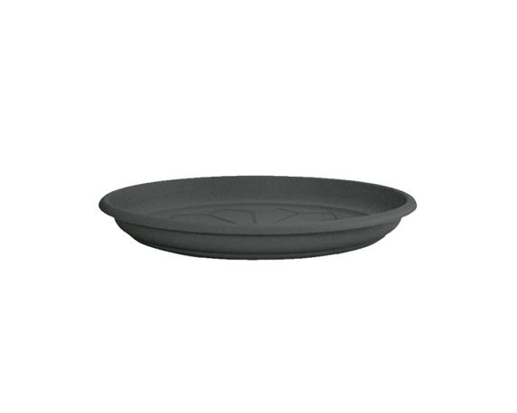 Sottovaso Naxos Antracite Tondo D30cm In Plastica