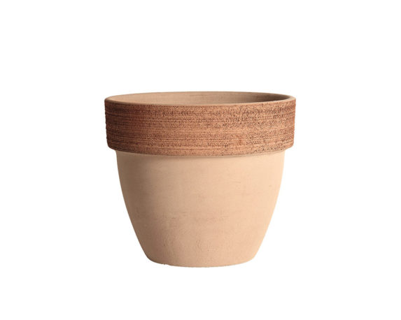 Vaso Palladio Graffiato D45cm In Terracotta