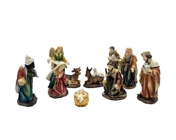 Presepe Set 11 H11.5 Resina