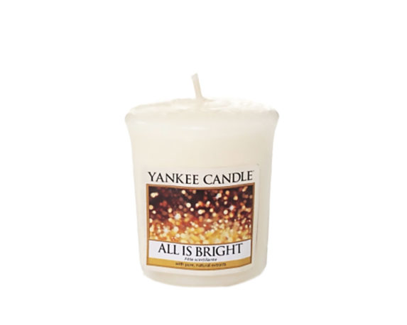 Candela Votive All Is Bright – Yankee Candle