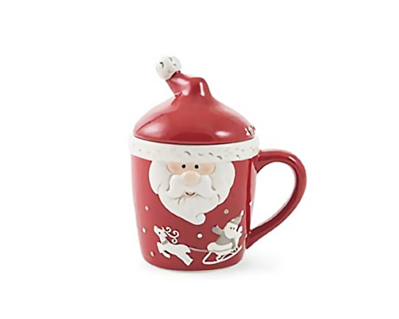 Tazza Nicolas Babbo Natale Rosso