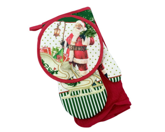 Set Da Cucina Babbo Natale