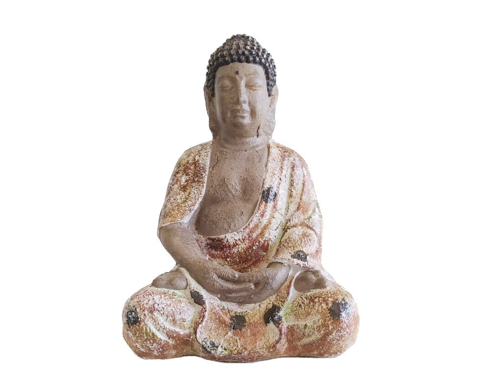 Statua buddha seduto magnesite h31 - FloralGarden