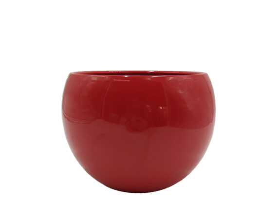 Cachepot Luna Ø17 Cm Rosso