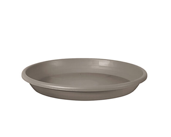 Sottovaso Cilindro Grigio D37cm In Plastica