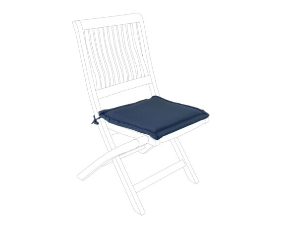 Cuscino Poly Blu Seduta Quadrata – Bizzotto