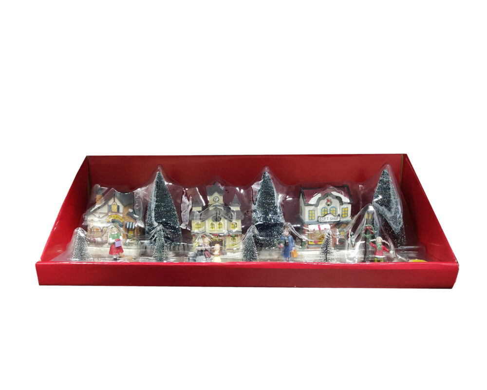 S14 PZ VILLAGGIO NATALE 11X9XH15CM LED 72537591