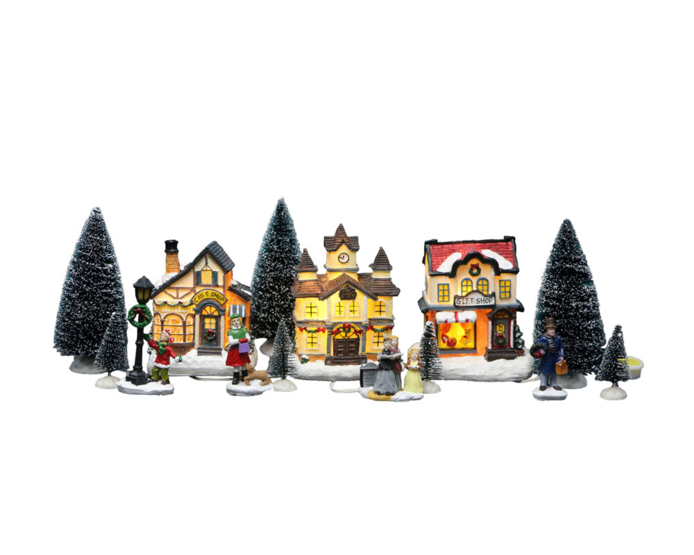 S14 PZ VILLAGGIO NATALE 11X9XH15CM LED 72537591 1