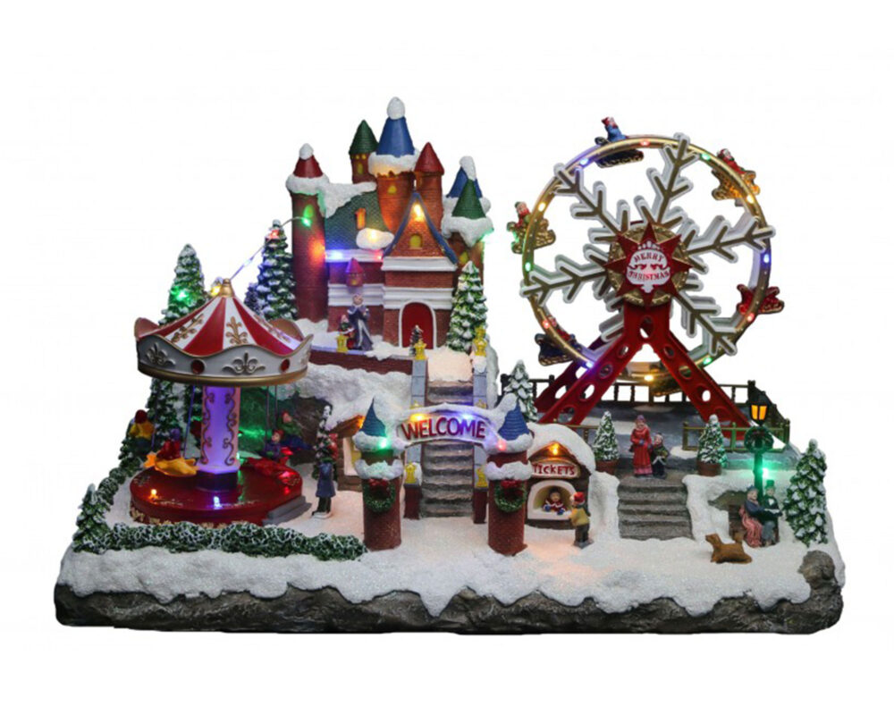 CASTELLO NATALE LUNA PARK LED 51X29XH33 72543843