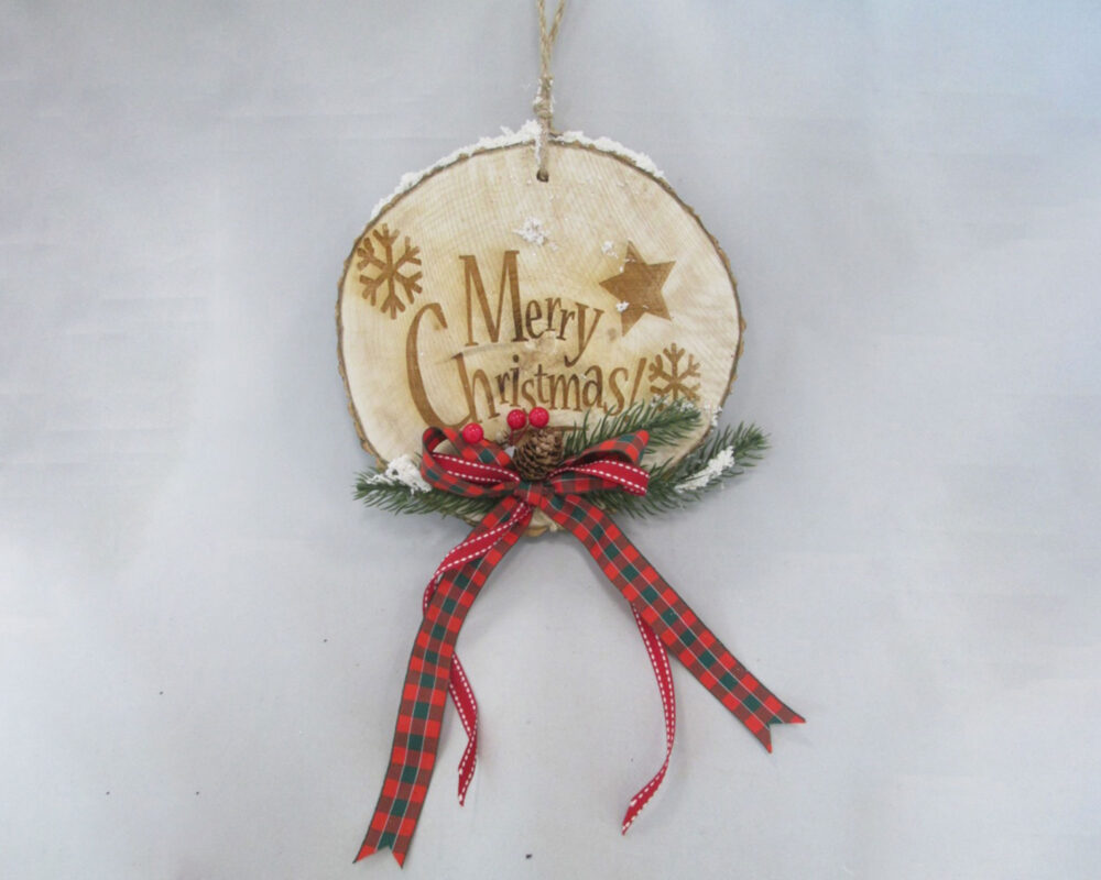 DECO MERRY XMAS D20CM APPEND X1 72502791