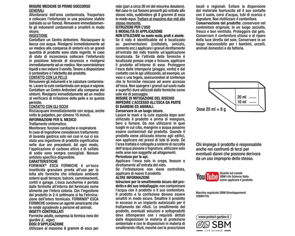 INSETTICIDA FORMINIX ESCA FORMICHE 500GR 86601038 2 1