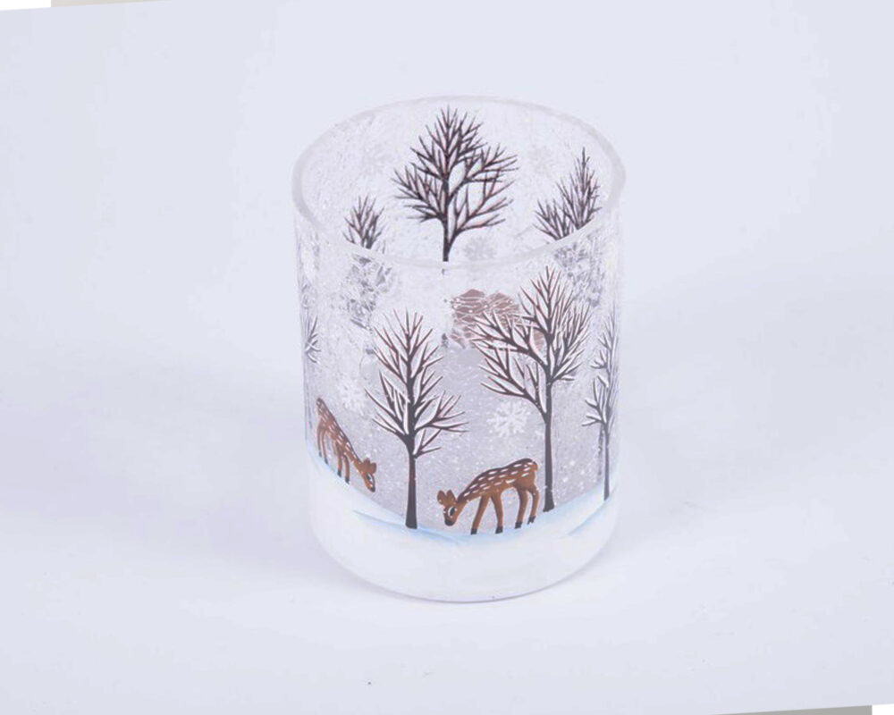 P TEALIGHT D10X12.5CM PAESAGGIO RENNE CR 72529136