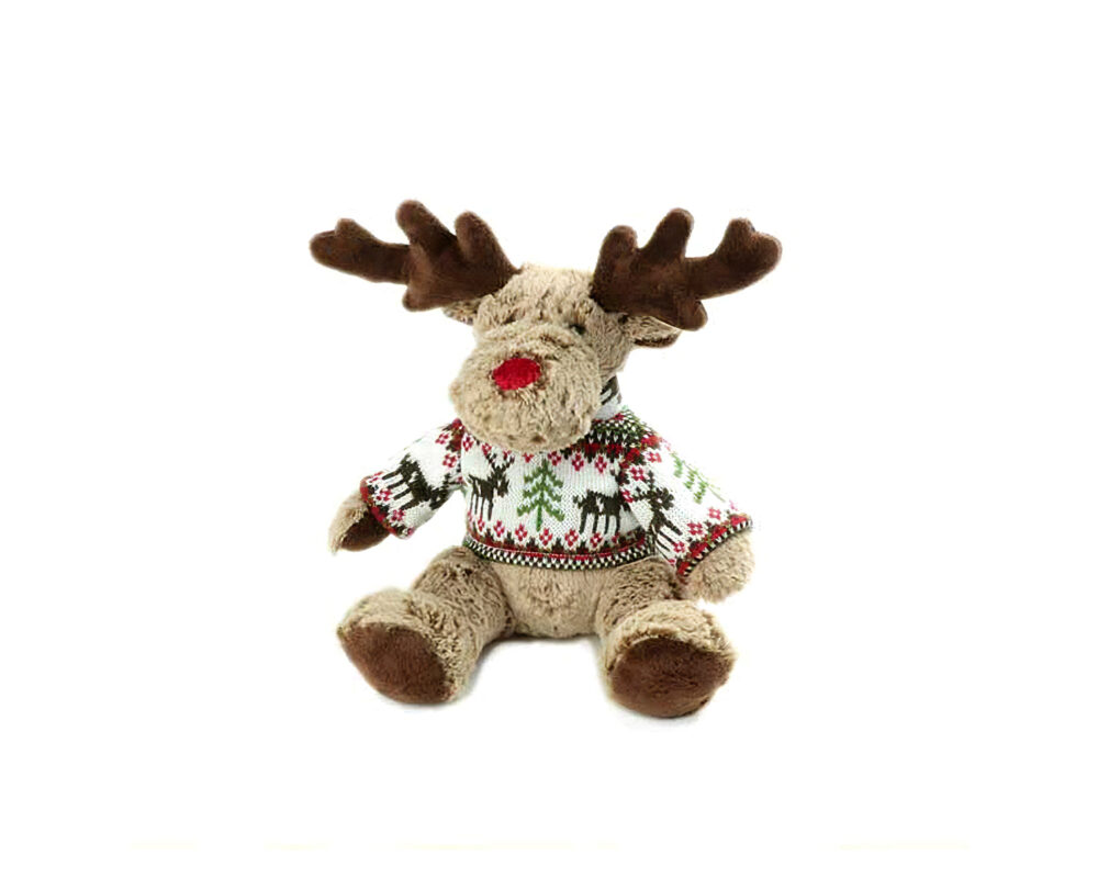 PELUCHE RUDOLPH 34X24X23CM BEIGE 9701091 BROWN