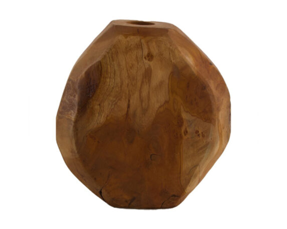 Vaso In Legno Di Teak Oliato – Dijk