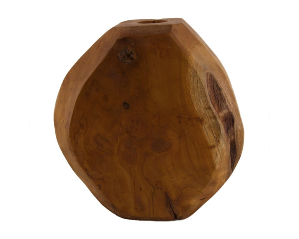 Vaso In Legno Di Teak Oliato - Dijk - immagine 3