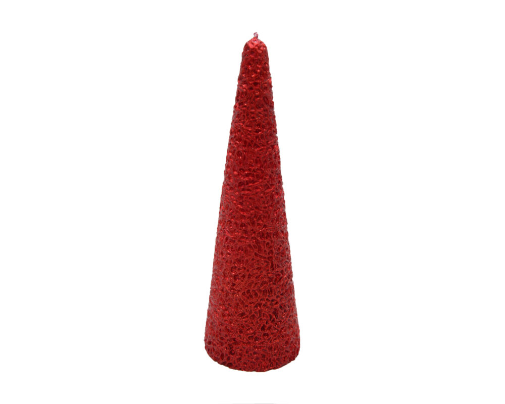 CANDELA CONICA H20X6CM ROSSO 72537612