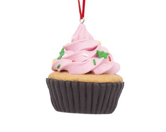 Decorazioni Da Appendere Cupcake Rosa Con Canditi