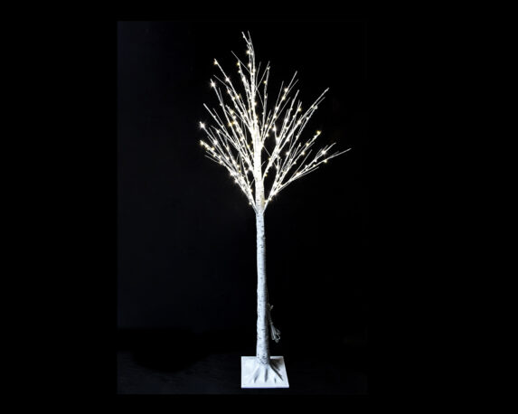 Albero 210 Led In Metallo Effetto Freddo