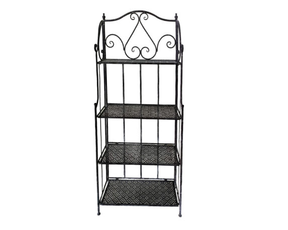 Libreria Etagere 4 Ripiani Nero