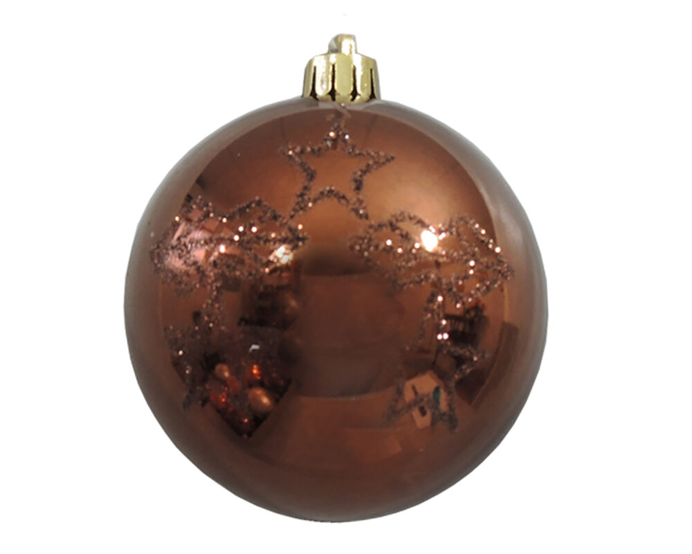 Sfera Di Natale Avorio Rame Bronzo - immagine 3