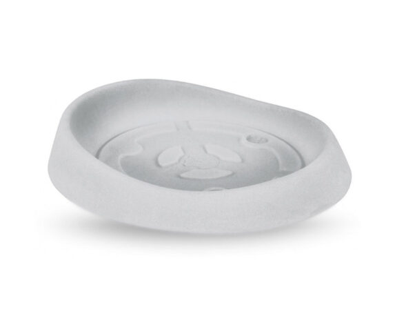 Sottovaso Genesis Quadrato Bianco D29cm In Plastica