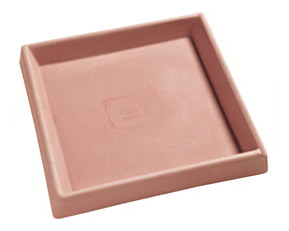 Sottovaso Quadrato Terracotta 51cm In Resina