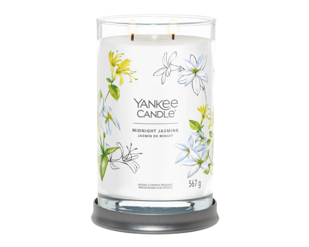 Candela Tumbler Grande Midnight Jasmine - Yankee Candle - immagine 2