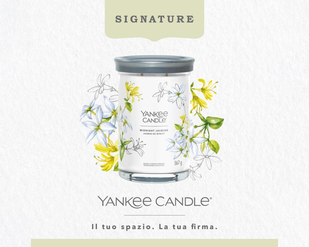 Candela Tumbler Grande Midnight Jasmine - Yankee Candle - immagine 3