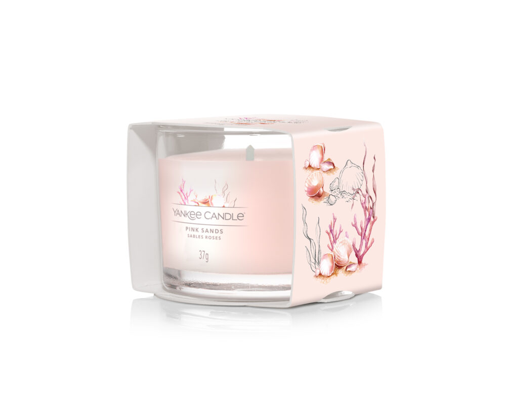 CANDELA VOTIVA IN VETRO SINGOLA PINK SANDS 1686380E