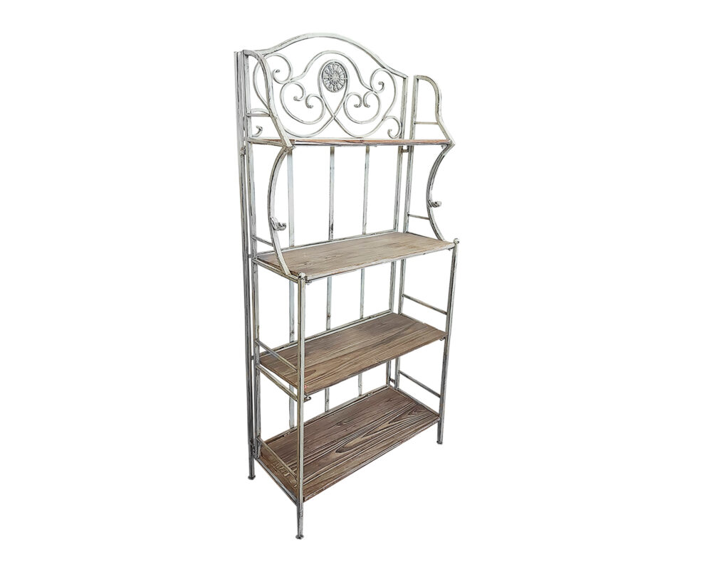 ETAGERE 4P FER.BIA 65X28X162H 62 FA 200912