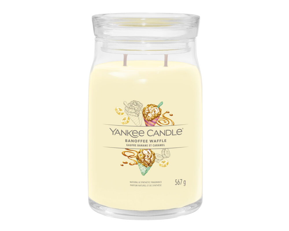 Giara Candela Grande Signature Banoffee Waffle - Yankee Candle