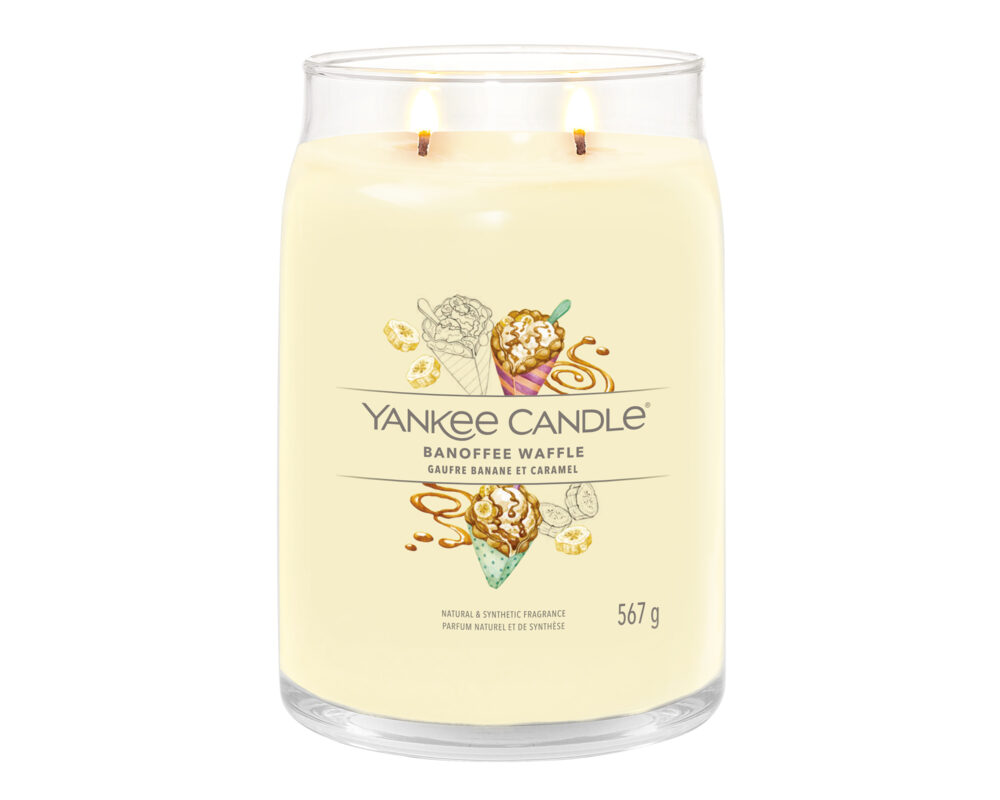 Giara Candela Grande Signature Banoffee Waffle - Yankee Candle - immagine 2