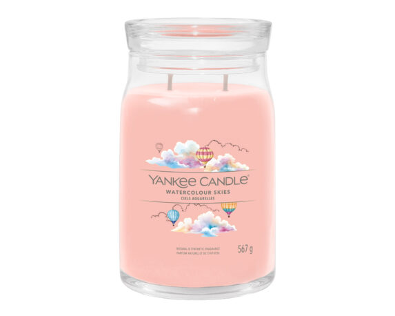 Giara Candela Grande Signature Watercolour Skies – Yankee Candle