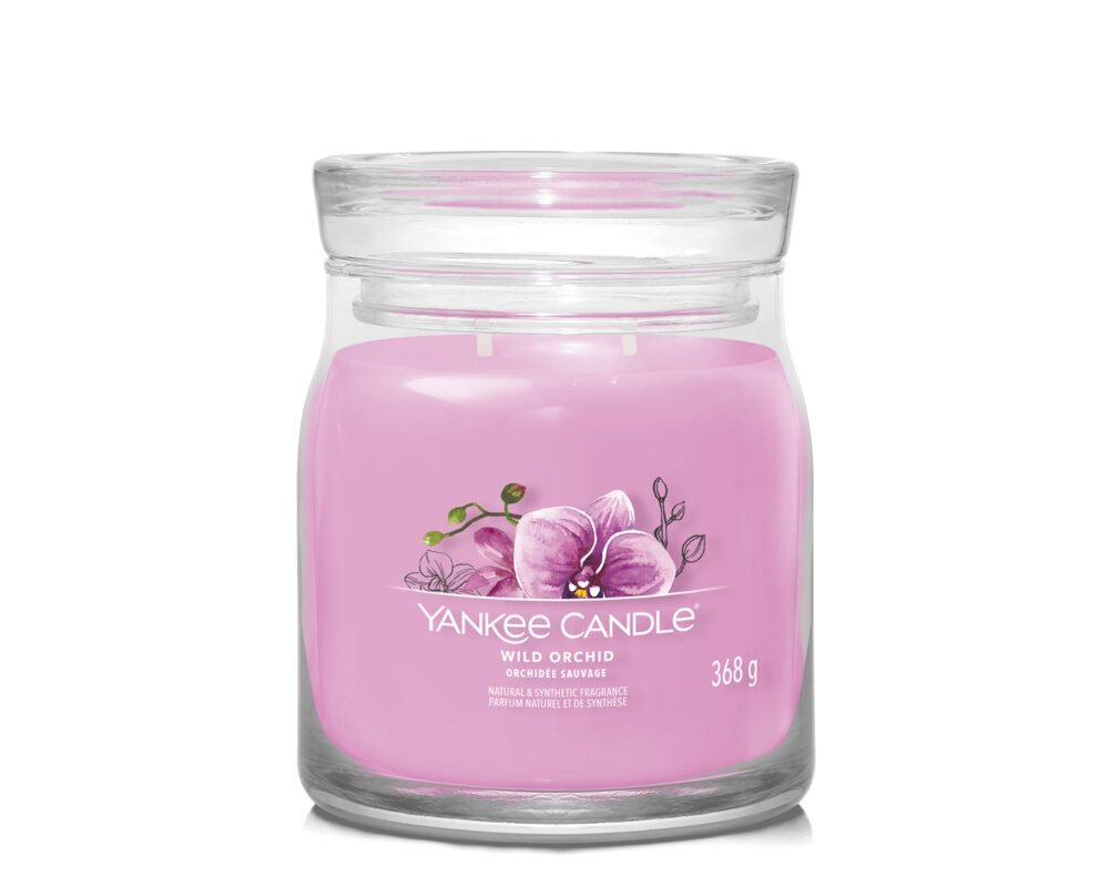 Giara Candela Media Signature Wild Orchid - Yankee Candle