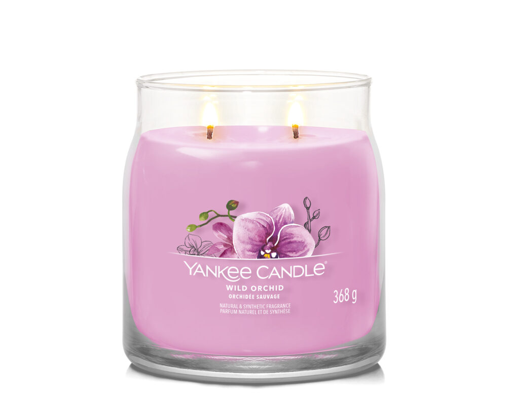 Giara Candela Media Signature Wild Orchid - Yankee Candle - immagine 3