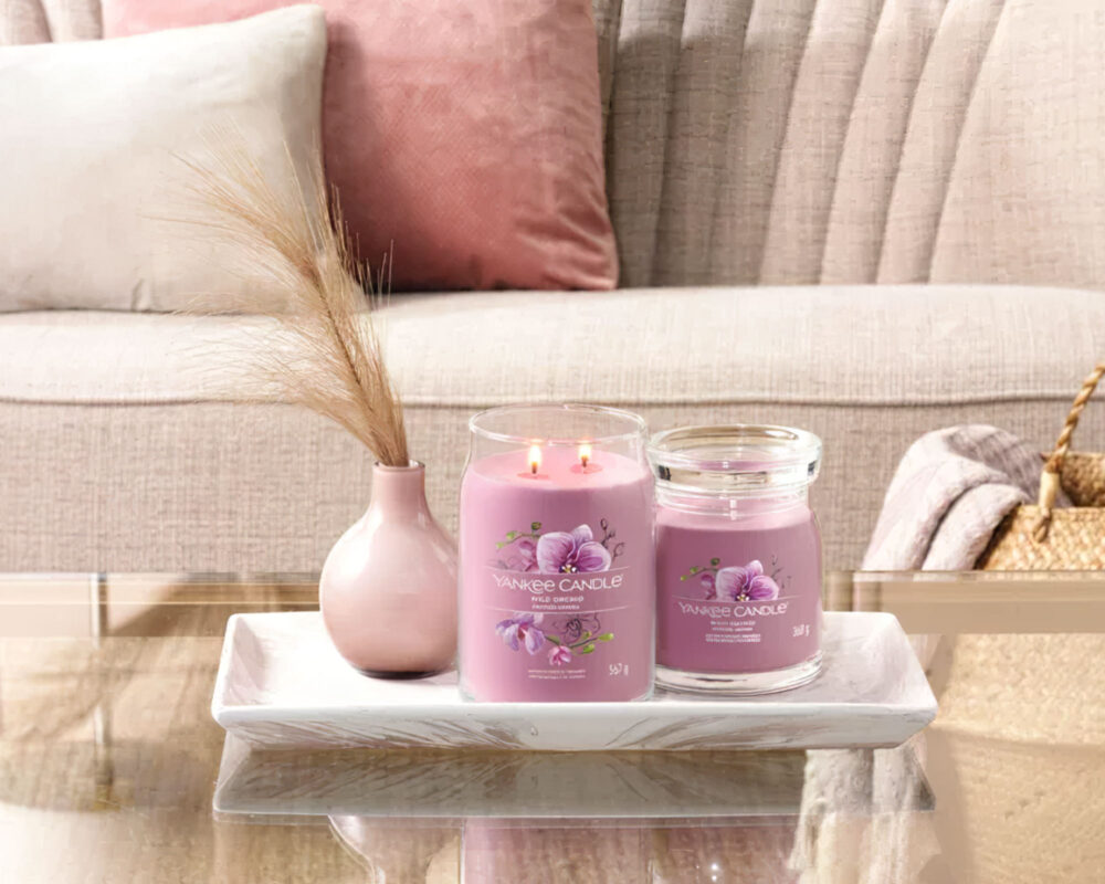 Giara Candela Media Signature Wild Orchid - Yankee Candle - immagine 2