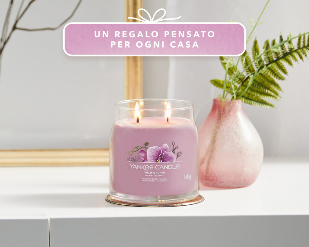 Giara Candela Media Signature Wild Orchid - Yankee Candle - immagine 7