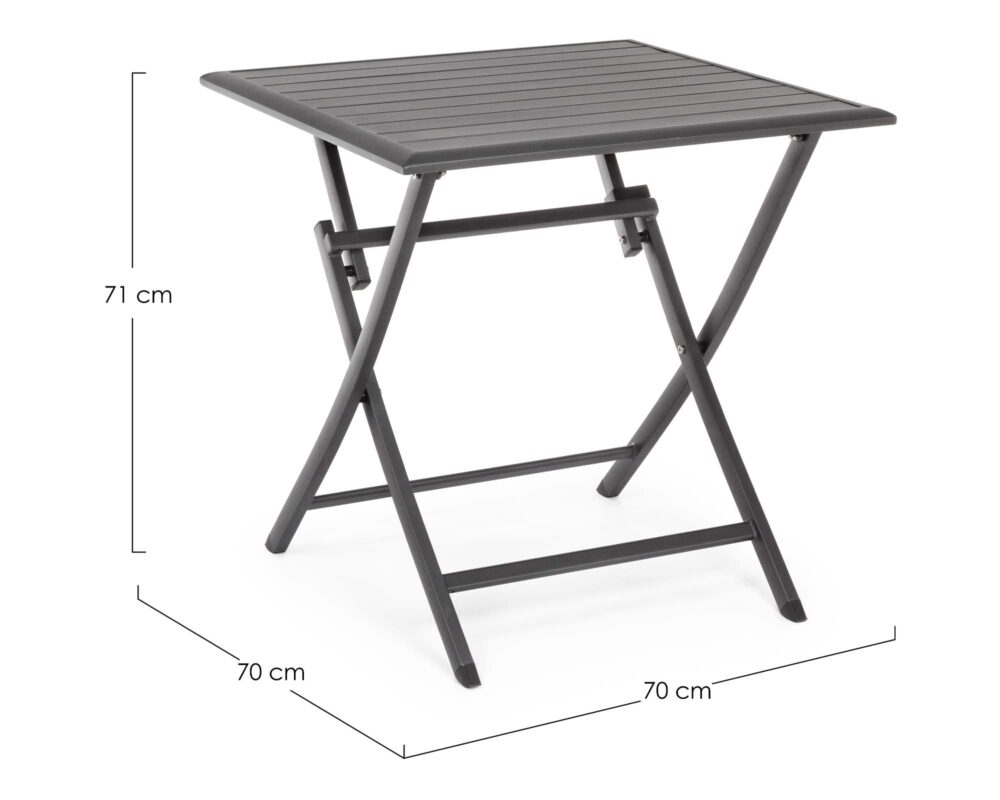 0662502 10034913 8051836096141 Tavolo pieghevole elin 70x70 antracite lh32 0001 0662502 QU1