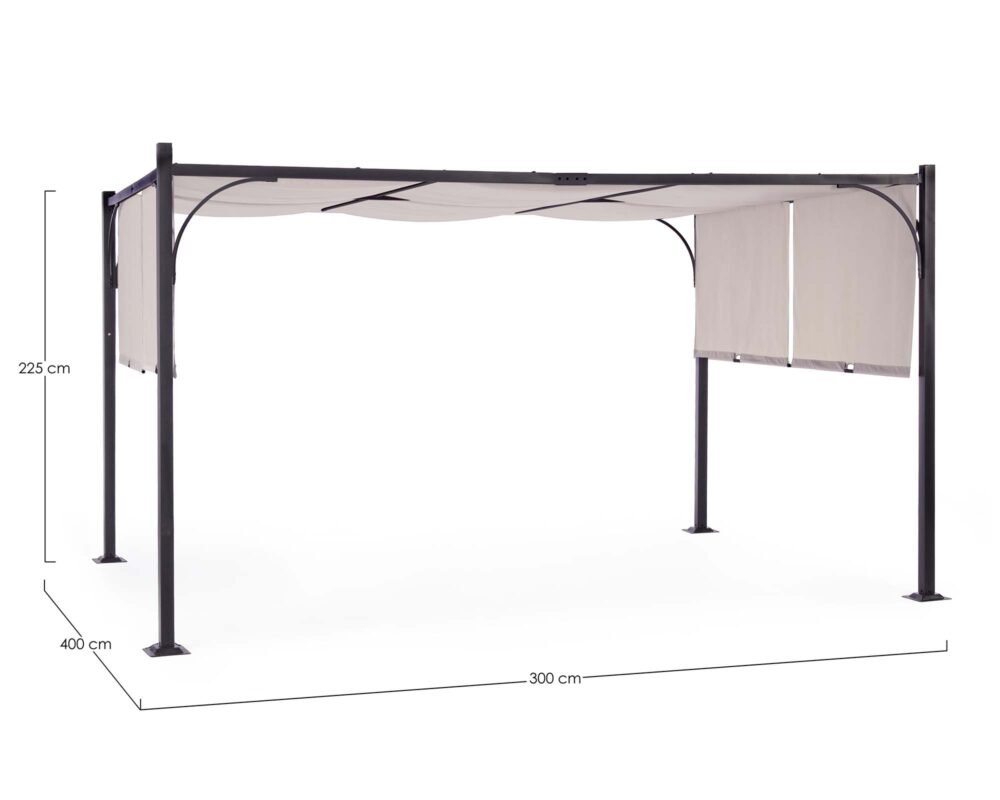 0795435 8051836403062 Gazebo slide 3x4 antracite grigio 0000 0795435 QU1