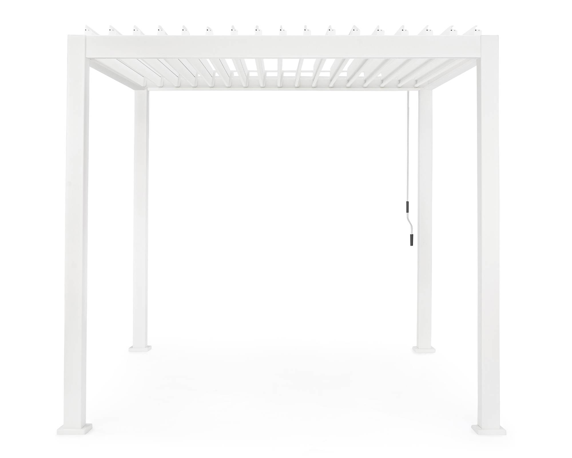 Pergola In Alluminio Antracite 3 X 3 M