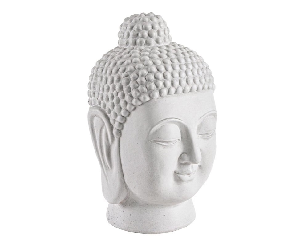 0790656 8051836405356 Decorazione pattaya testa buddha bianco