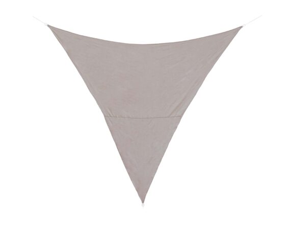 Vela Ombreggiante Triangolare Tortora 3.6×3.6 In Nylon E Poliestere – Bizzotto