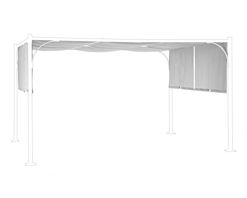 0795437 8051836403086 Telo gazebo slide 3x4 grigio