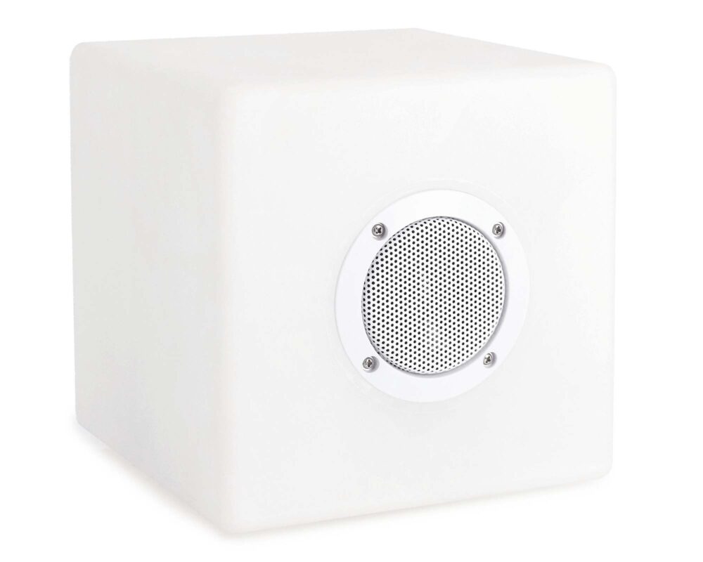 0827436 8051836219502 Lampada led cubo speaker pe