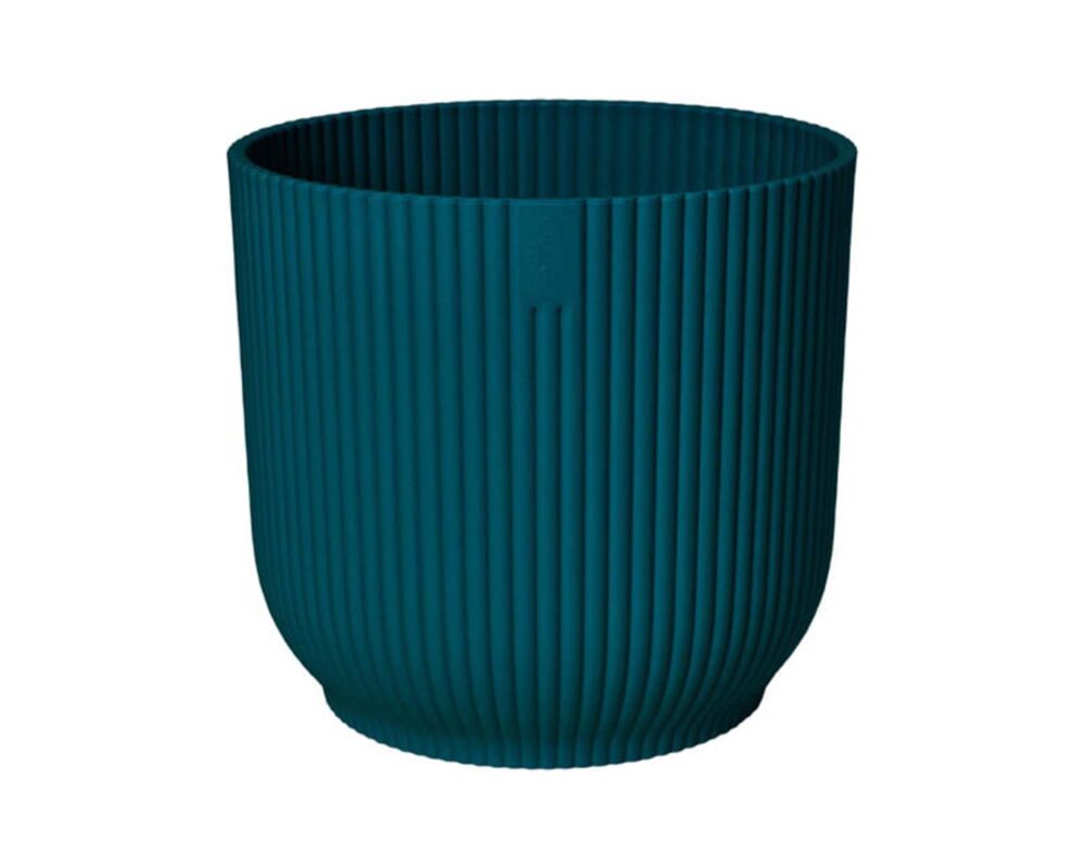 CACHEPOT TONDO VIBES BLU D25CM 2842202529400 0008 CACHEPOT TONDO VIBES BLU D30CM 2852703029400 0005 elho vibes fold roun