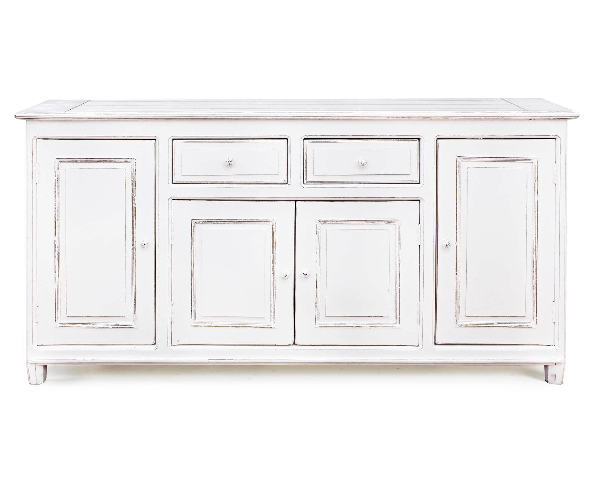 Credenza Colette 4 Ante e 2 Cassetti in Legno di Mango - Bizzotto -  FloralGarden