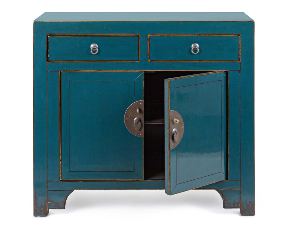 0745926 8051836236127 Credenza 2 ante e 2 cassetti jinan blu 0004 0745926 PF1